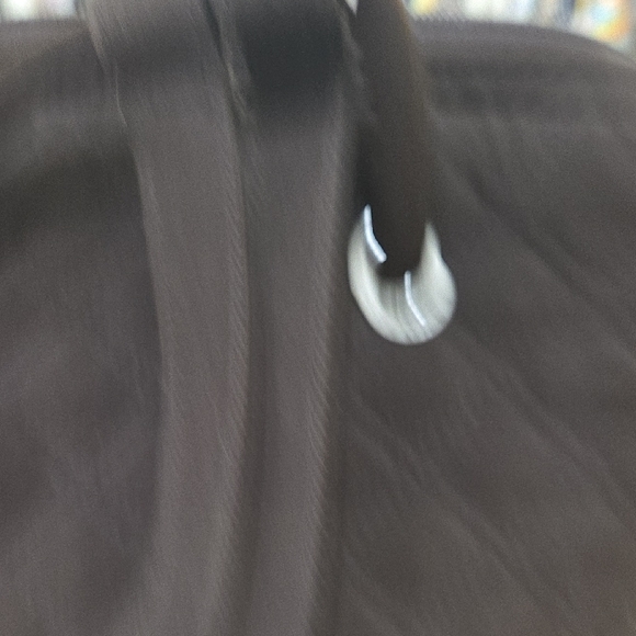 Vera Bradley Quilted Black Backpack with Front Pocket - Picture 5 of 8